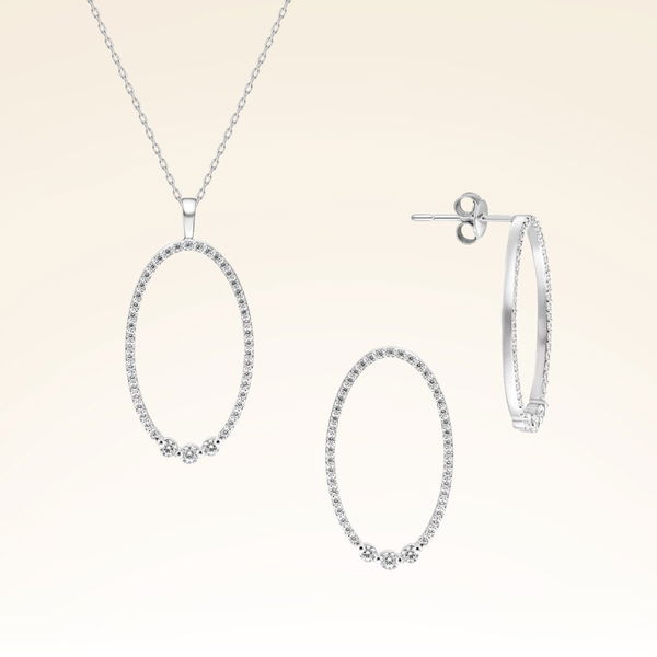 0,81 Karat Fantezi Pırlanta Set - Pare Pırlanta