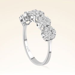 0,80 Karat Fantezi Pırlanta Yüzük - 2