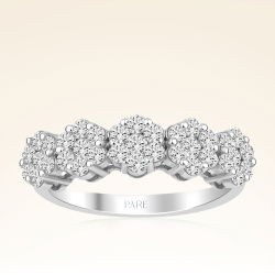 0,80 Karat Fantezi Pırlanta Yüzük - 1