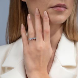 0,80 Karat Fantezi Pırlanta Yüzük - 3