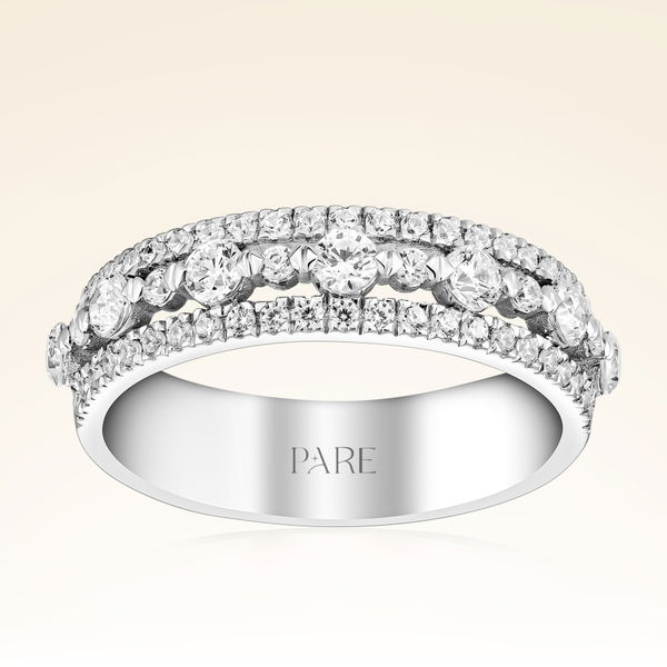 0,81 Karat Yarımtur Pırlanta Yüzük - Pare Pırlanta