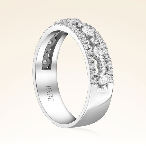 0,81 Karat Yarımtur Pırlanta Yüzük - Pare Pırlanta