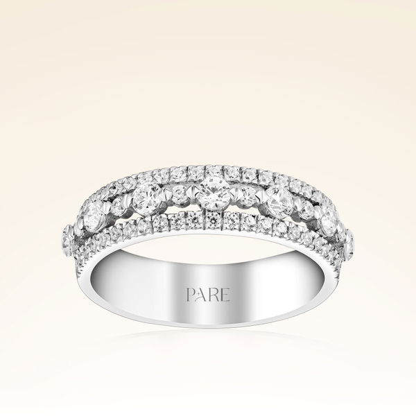 0,81 Karat Yarımtur Pırlanta Yüzük - Pare Pırlanta