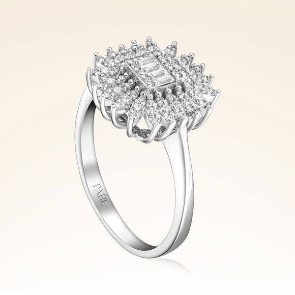 0,83 Karat Baget Pırlanta Yüzük - Pare Pırlanta