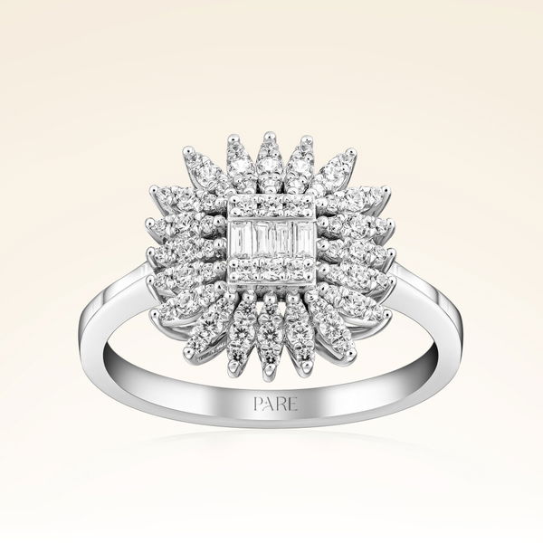 0,83 Karat Baget Pırlanta Yüzük - Pare Pırlanta