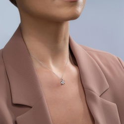 0,83 Karat Tektaş Pırlanta Kolye - PR00518 - 2