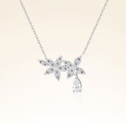 0,89 Karat Fantezi Pırlanta Kolye - 1