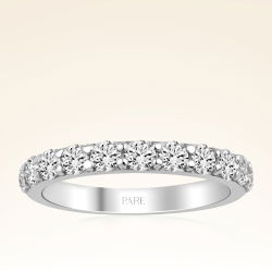 0,89 Karat Yarımtur Pırlanta Yüzük - PR00772 - 1