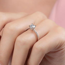 0,85 Karat Tektaş Pırlanta Yüzük - PR00410 - 7