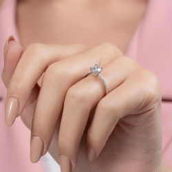 0,85 Karat Tektaş Pırlanta Yüzük - PR00410 - 6