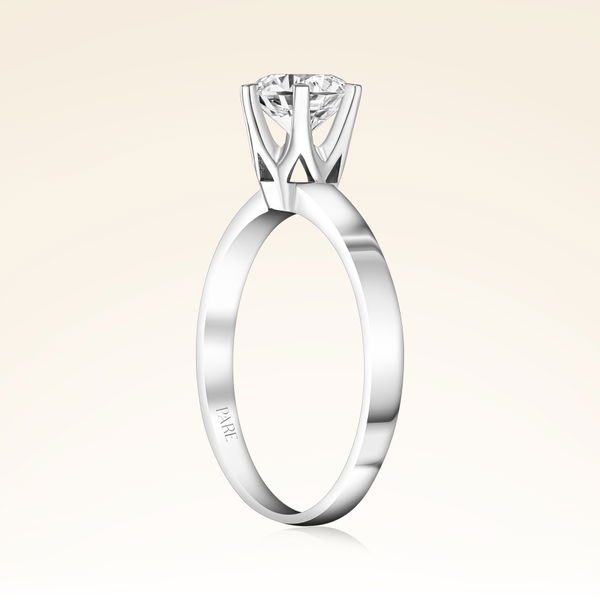 G Renk 0,90 Karat HRD Sertifikalı Tektaş Pırlanta Yüzük - Pare Pırlanta