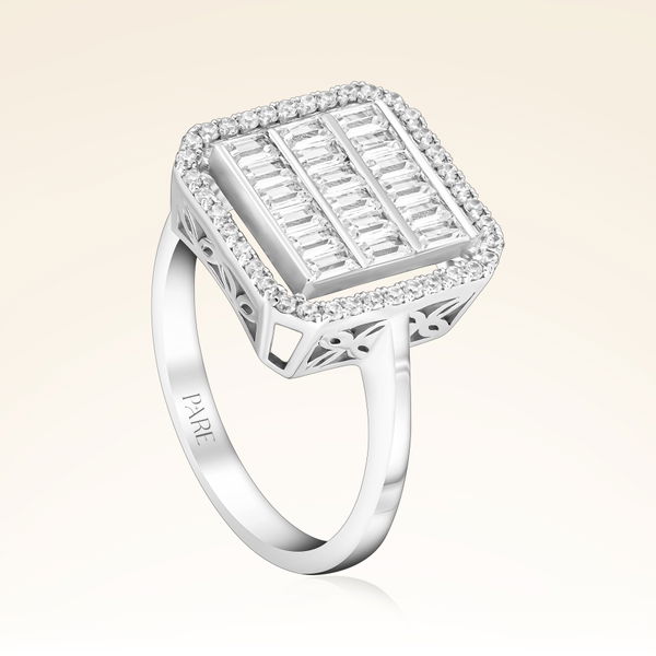 0,92 Karat Baget Pırlanta Yüzük - Pare Pırlanta