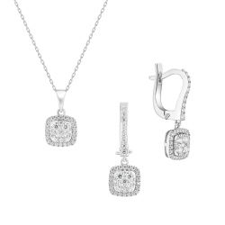 0,93 Karat Fantezi Pırlanta Set - PRS0022 - 1