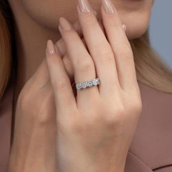0,93 Karat Fantezi Pırlanta Yüzük - PR00322 - 4