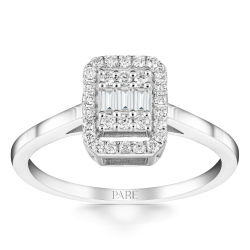 0,99 Karat Baget Pırlanta Set - PRS0013 - 2