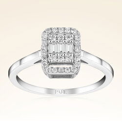 0,99 Karat Baget Pırlanta Set - 2