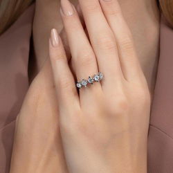 1,00 Karat Beştaş Pırlanta Yüzük - PR00780 - 4