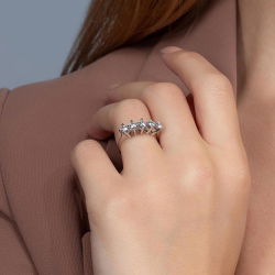 1,00 Karat Beştaş Pırlanta Yüzük - PR00790 - 4