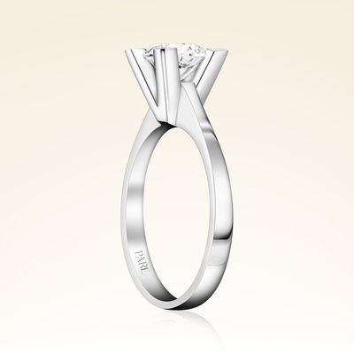 E Renk 1,00 Karat HRD Sertifikalı Tektaş Pırlanta Yüzük - Pare Pırlanta