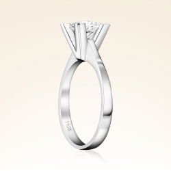 G Renk 1,00 Karat HRD Sertifikalı Tektaş Pırlanta Yüzük - 2