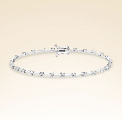 1,00 Karat Pırlanta Suyolu Bileklik - Pare Pırlanta