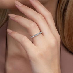 1,00 Karat Tamtur Pırlanta Yüzük - 3