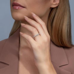 1,00 Karat Tamtur Pırlanta Yüzük - 4