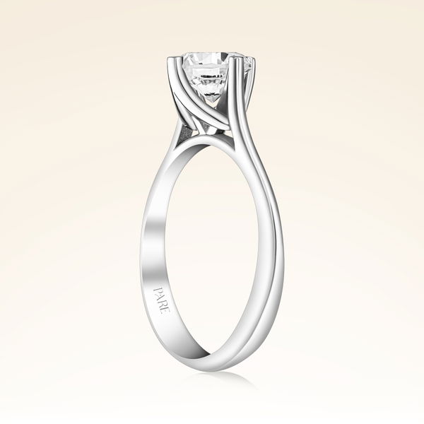 G Renk 1,00 Karat HRD Sertifikalı Tektaş Pırlanta Yüzük - Pare Pırlanta