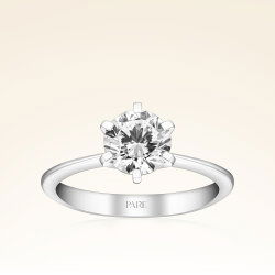 G Renk 1,00 Karat GIA Sertifikalı Tektaş Pırlanta Yüzük - 1