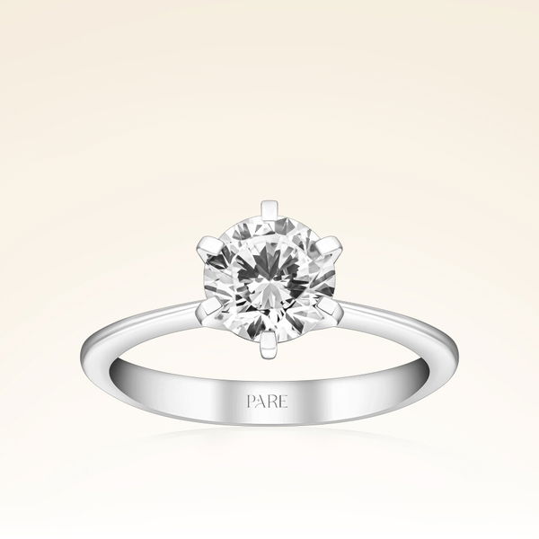 G Renk 1,00 Karat GIA Sertifikalı Tektaş Pırlanta Yüzük - Pare Pırlanta