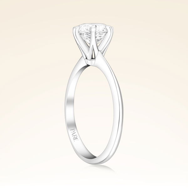 G Renk 1,00 Karat HRD Sertifikalı Tektaş Pırlanta Yüzük - Pare Pırlanta