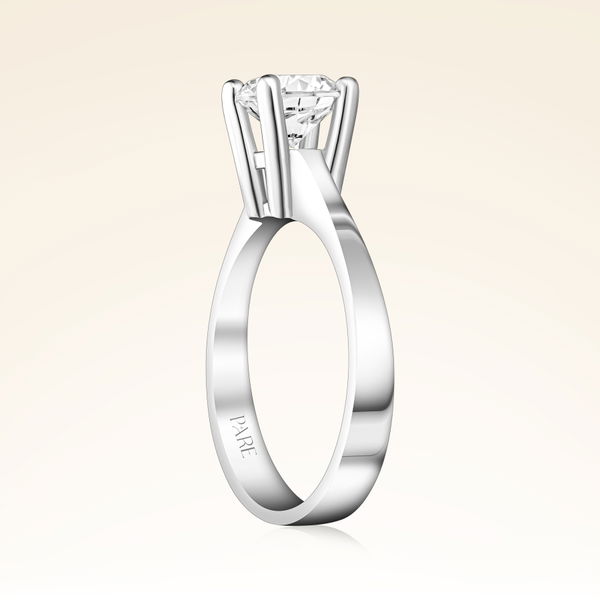 G Renk 1,00 Karat HRD Sertifikalı Tektaş Pırlanta Yüzük - Pare Pırlanta