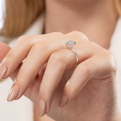 1,00 Karat Tektaş Pırlanta Yüzük - PR01363-H40 - 6