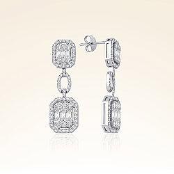 10,01 Karat Pırlanta Baget Set - 4