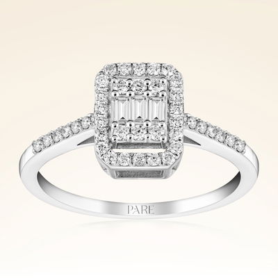 1,06 Karat Baget Pırlanta Set - Pare Pırlanta