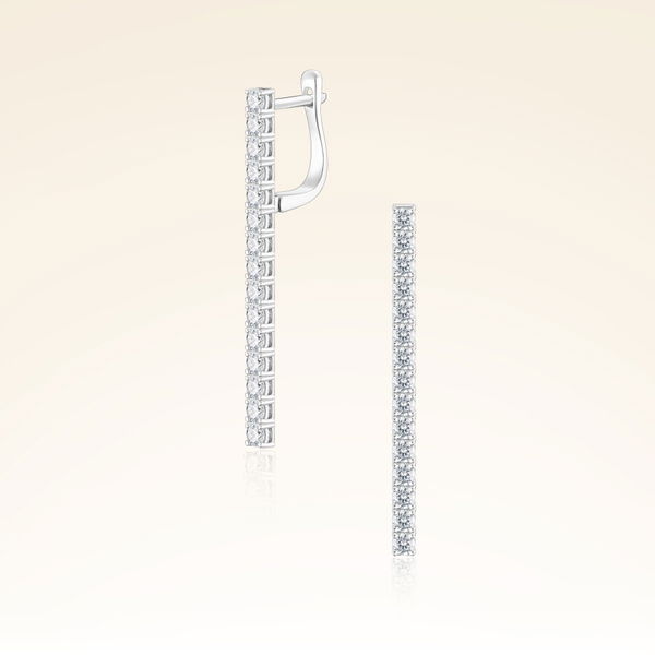 1,08 Karat Suyolu Pırlanta Küpe - Pare Pırlanta