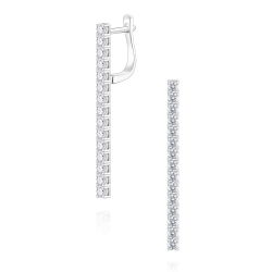 1,08 Karat Suyolu Pırlanta Küpe - PR01075 - 1