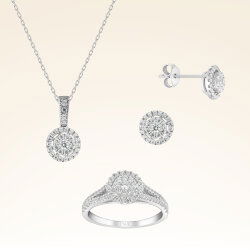 1,09 Karat Fantezi Pırlanta Set - 1