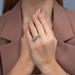 1,10 Karat Beştaş Pırlanta Yüzük - PR00862 - 3