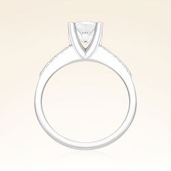 1,10 Karat Kolu Taşlı Tektaş Pırlanta Yüzük - PR00794 - 3