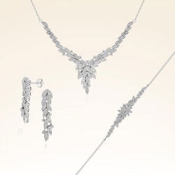 1,11 Karat Pırlantalı Pare Düğün Seti - PRS0029 - 1
