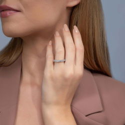 1,13 Karat Yarımtur Pırlanta Yüzük - PR00857 - 3