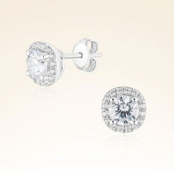 1,19 Karat Fantezi Pırlanta Küpe - 1