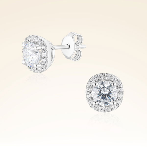 1,19 Karat Fantezi Pırlanta Küpe - Pare Pırlanta