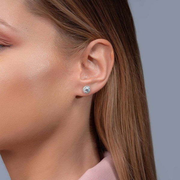 1,19 Karat Fantezi Pırlanta Küpe - Pare Pırlanta