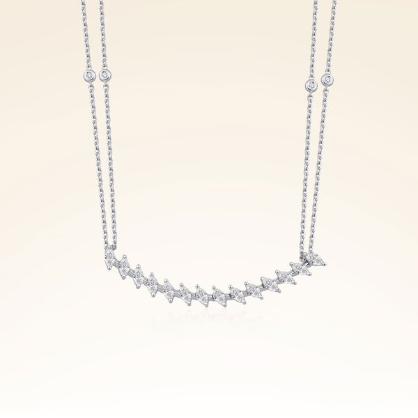 1,19 Karat Markiz Pırlantalı Fantezi Kolye - Pare Pırlanta