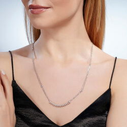 1,19 Karat Markiz Pırlantalı Fantezi Kolye - 2