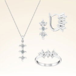 1,2 Karat Tria Pırlanta Set - 1