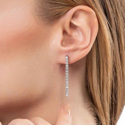 1,20 Karat Suyolu Pırlanta Küpe - PR00971 - 2
