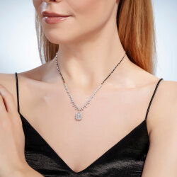 1,23 Karat Pırlantalı Baget Gerdanlık - 2